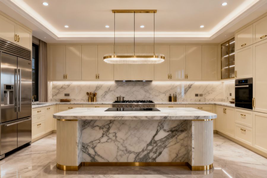 6 Premium Materials That Define a Luxury Modular Kitchen by Betula Kitchen