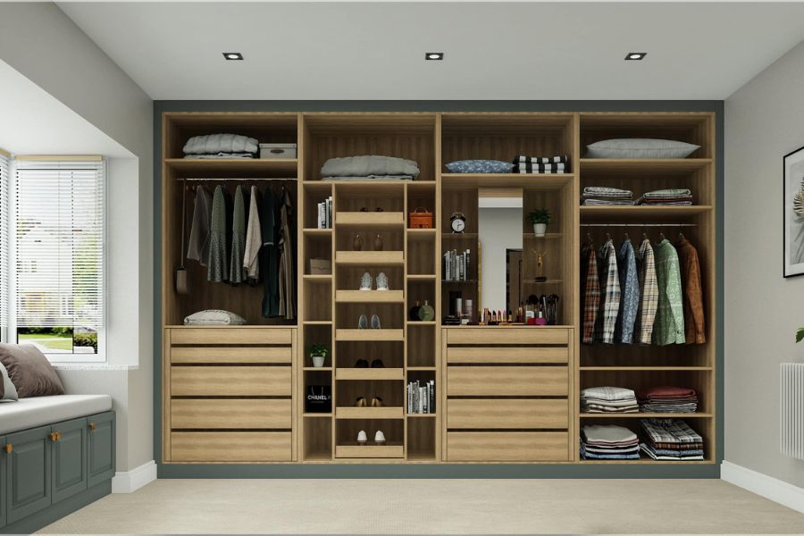 Custom Alcove Fit walk in wardrobe